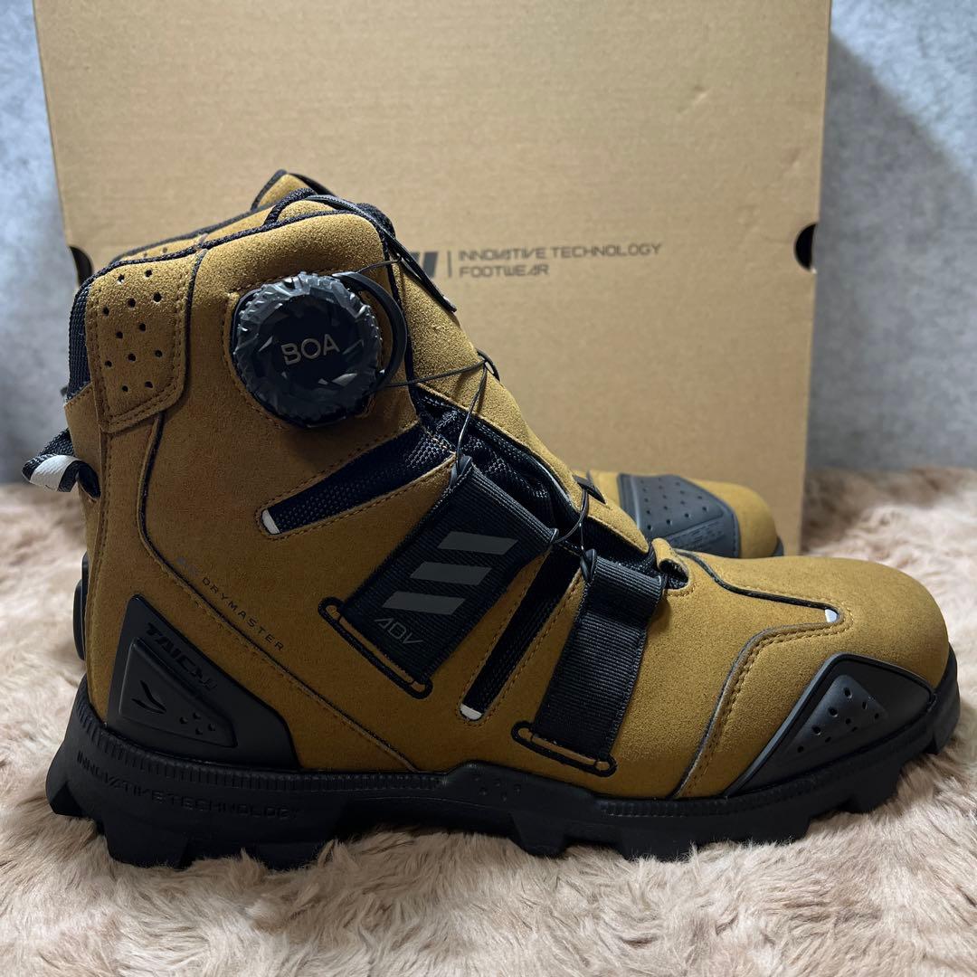 RSタイチ　バイク ライディングシューズ 靴 防水 プロテクター内蔵 BOA