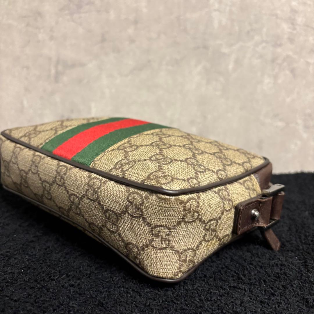 GUCCI グッチ ショルダーバッグ シェリー カメラバッグ GG スプリーム