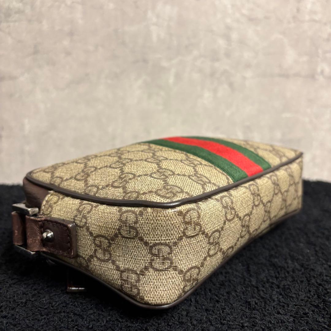 GUCCI グッチ ショルダーバッグ シェリー カメラバッグ GG スプリーム