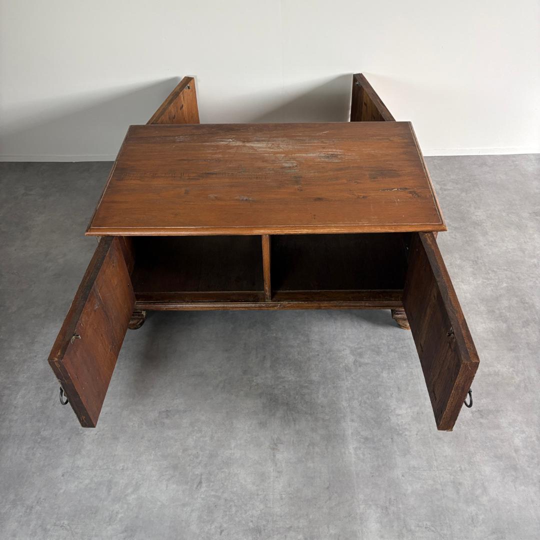 アンティーク　サイドボード 　希少　ミャンマーチーク材