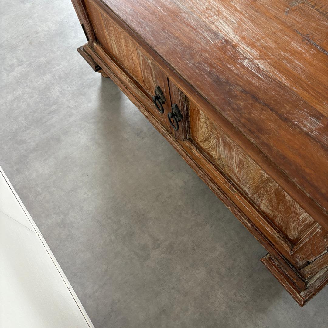 アンティーク　サイドボード 　希少　ミャンマーチーク材