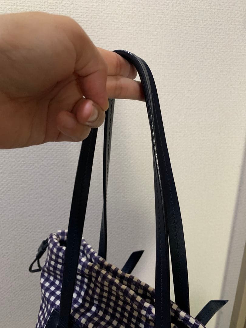 miumiu♡ギンガムチェック ♡カゴバッグ