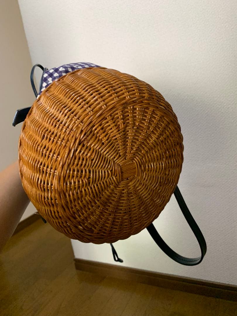 miumiu♡ギンガムチェック ♡カゴバッグ