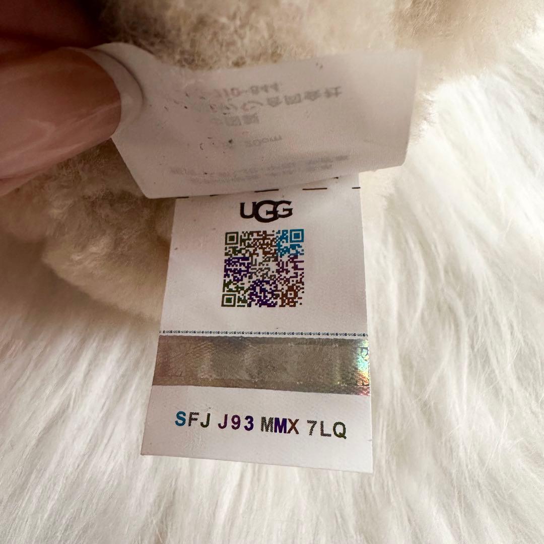 【着用1回】UGG♡アグ　シープスキンシームドグローブ　チェスナット　M 耐水