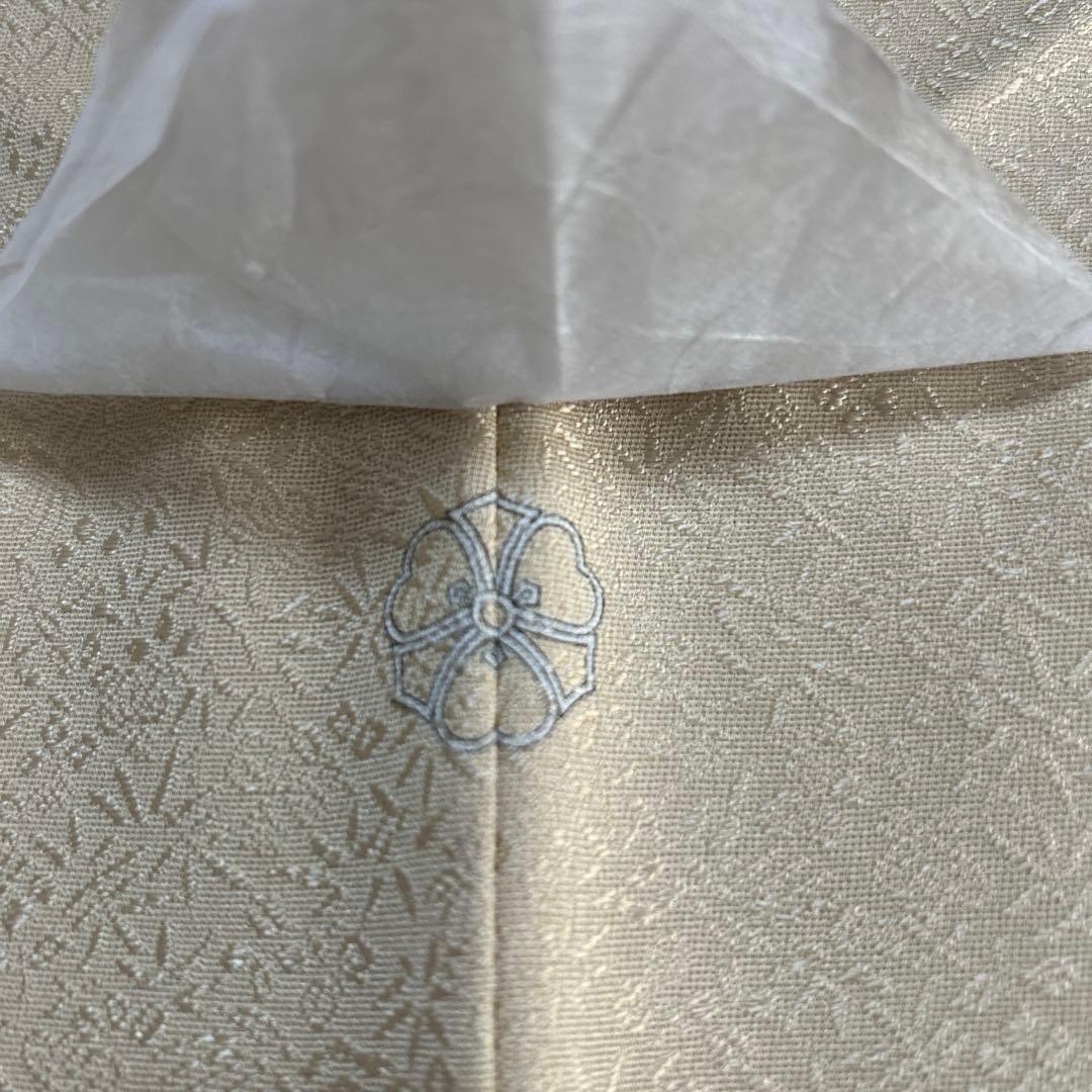 penny様【色無地】1ッ紋付き色無地　白茶色　トールサイズ　8E-003