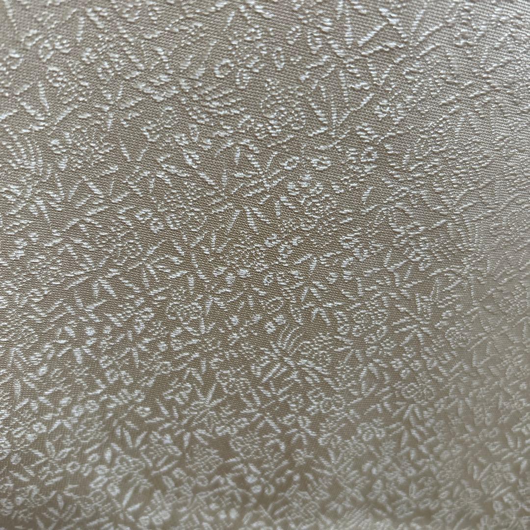 penny様【色無地】1ッ紋付き色無地　白茶色　トールサイズ　8E-003