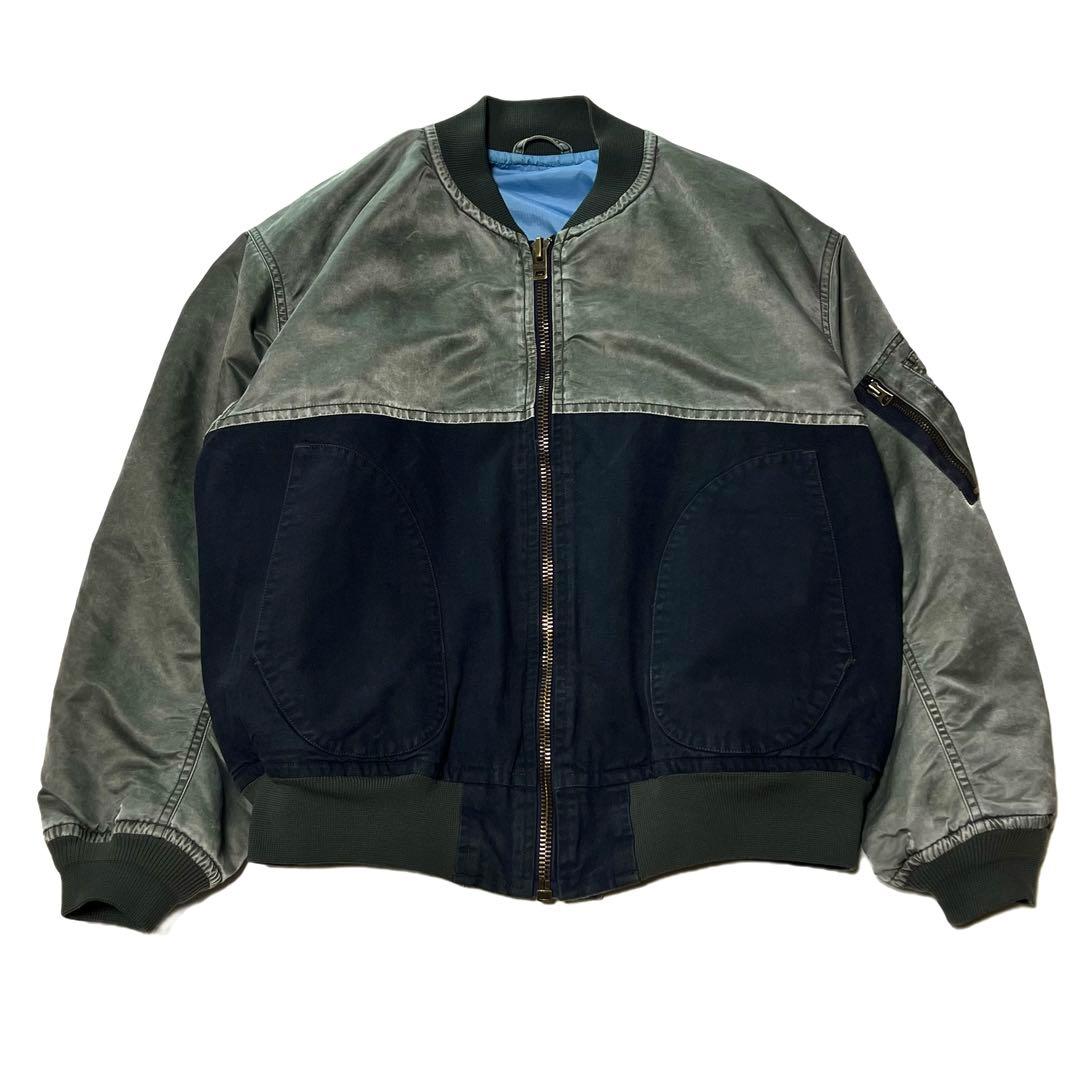 ジャケット・アウター Nigel Cabourn FLIGHT JACKET PIGMENT DYE