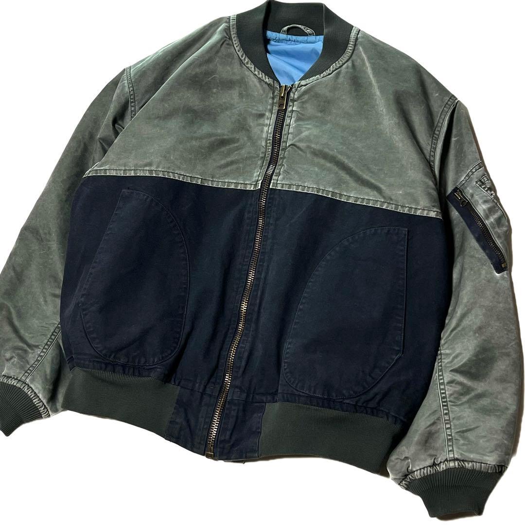 ジャケット・アウター Nigel Cabourn FLIGHT JACKET PIGMENT DYE