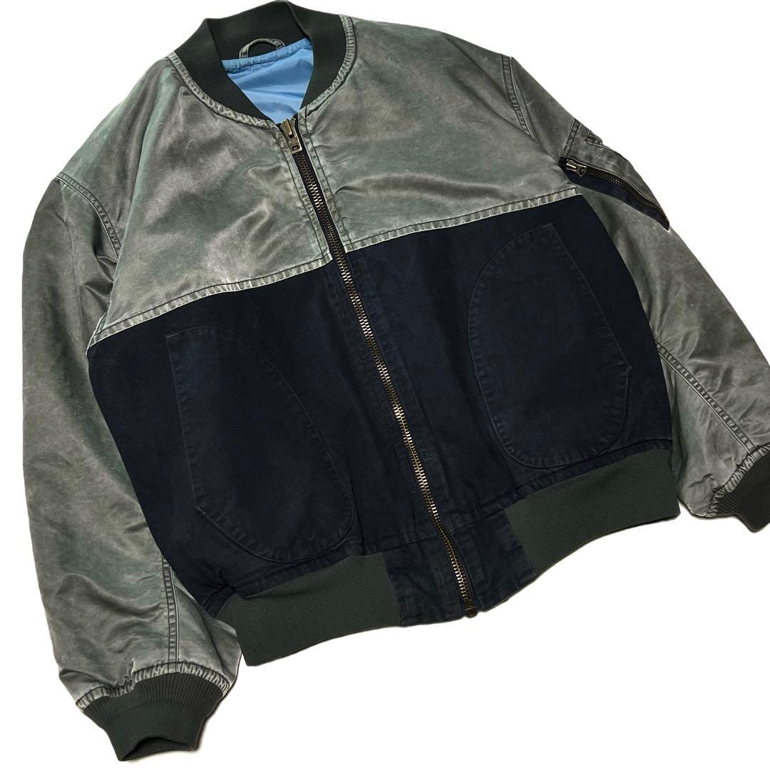 ジャケット・アウター Nigel Cabourn FLIGHT JACKET PIGMENT DYE