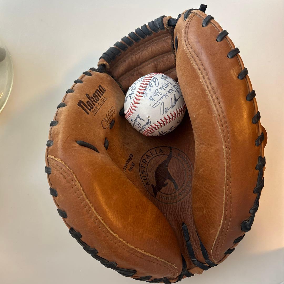 Nokona 硬式グローブ　キャッチャーミット 右装着(左利き用) 大人用