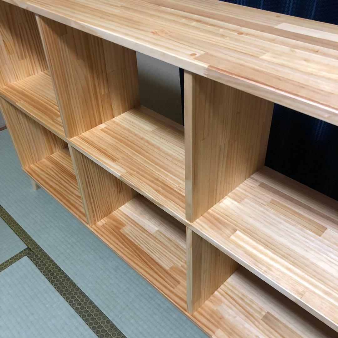 ハンドメイド　脚付き格子棚・ラック　オーダー受け付けます。