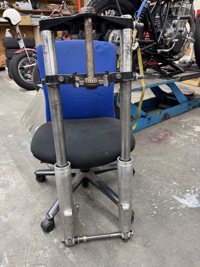 ハーレー　ショベル　フロントフォーク　ロングフォーク