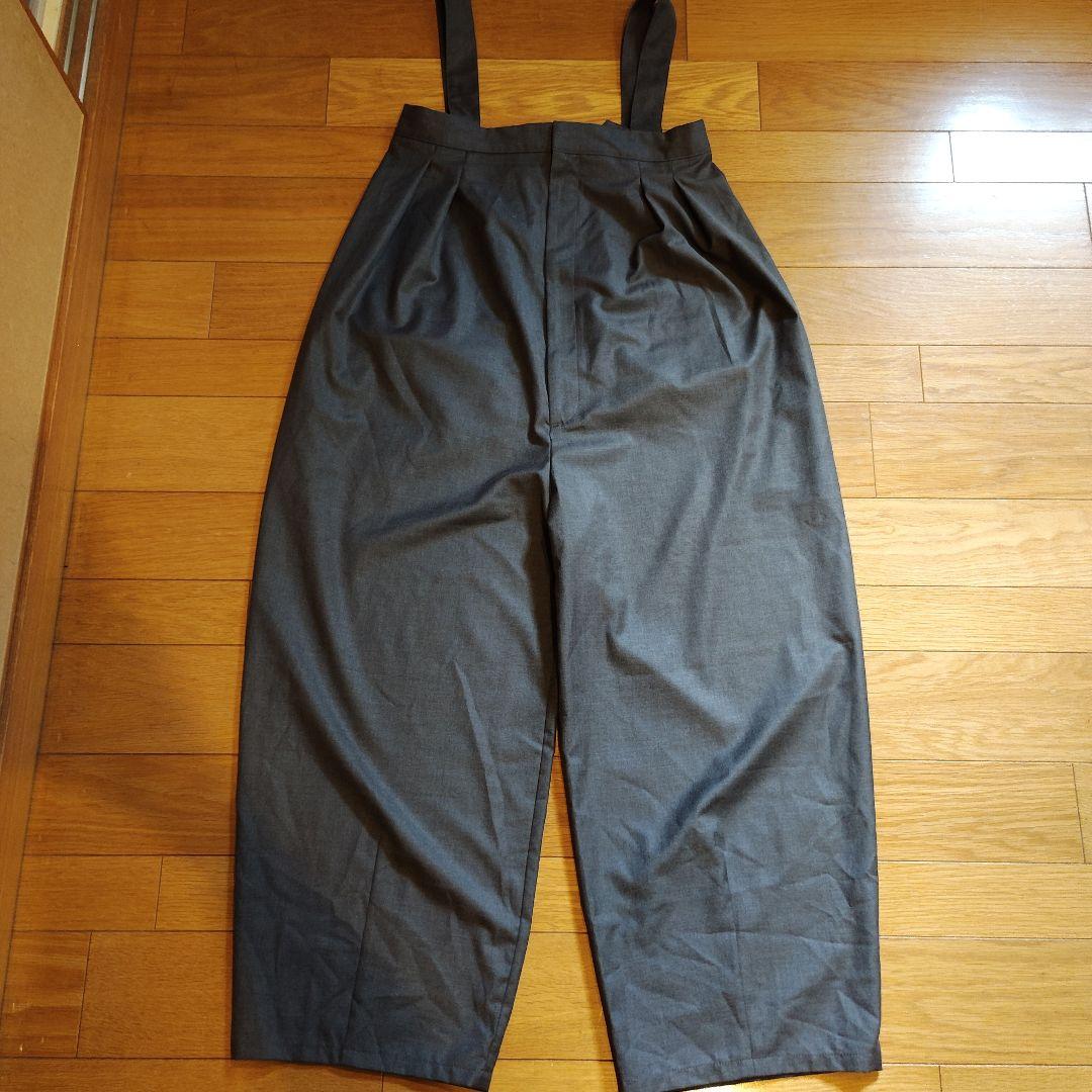 SOLAMONAT LARME ソラモナラーム サロペットパンツチャコール 38