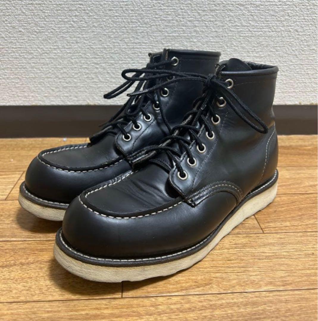 レッドウイング　アイリッシュセッター7 1/2 D 黒25.5cm羽タグキムタク