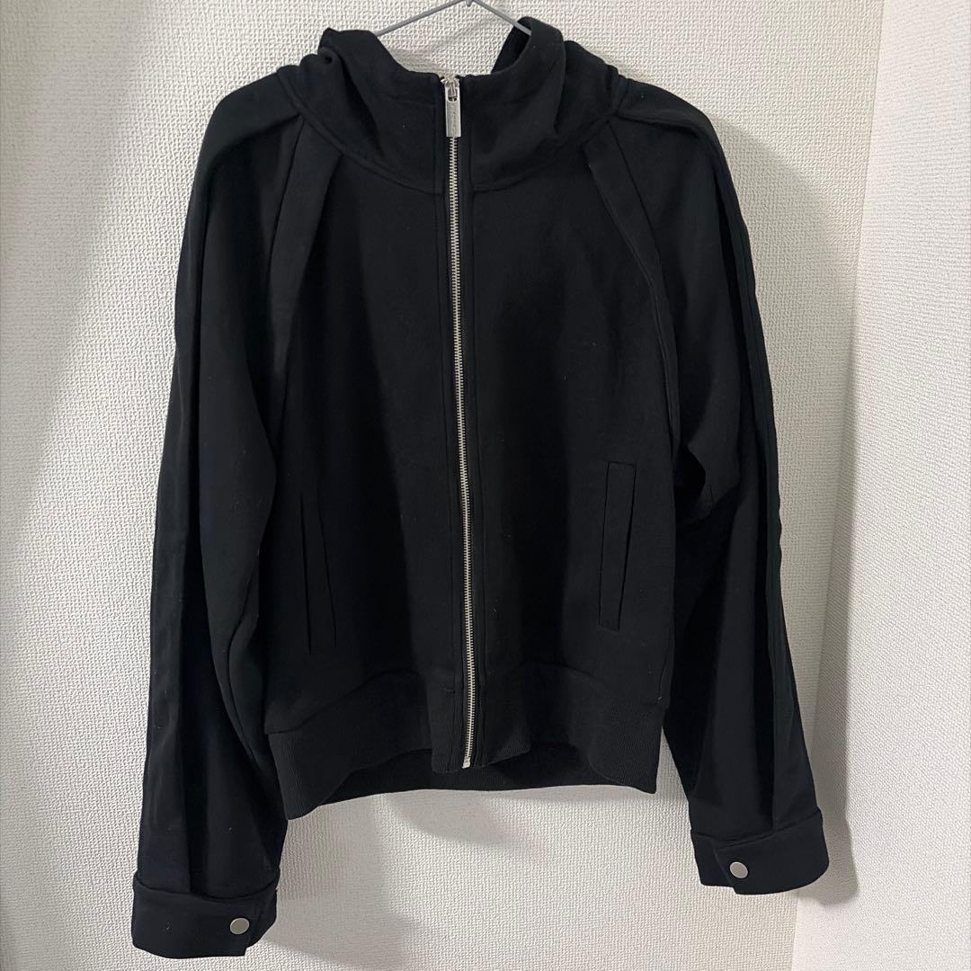 FRKM SCD 変形ジップパーカー 黒