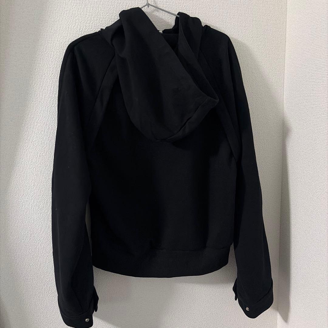 FRKM SCD 変形ジップパーカー 黒