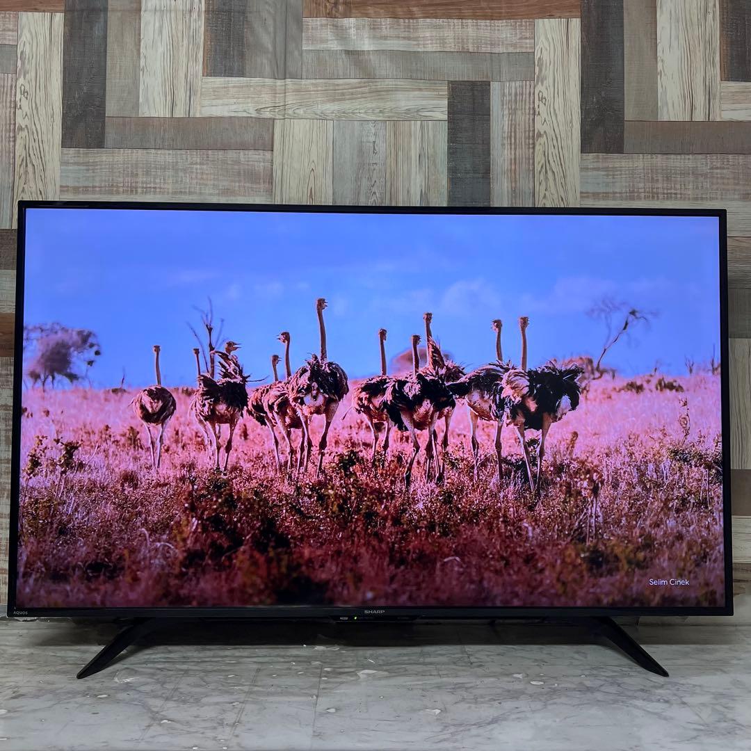 全国送料込❣️シャープ50V型4K液晶 テレビ AQUOS 2番組同時録画可