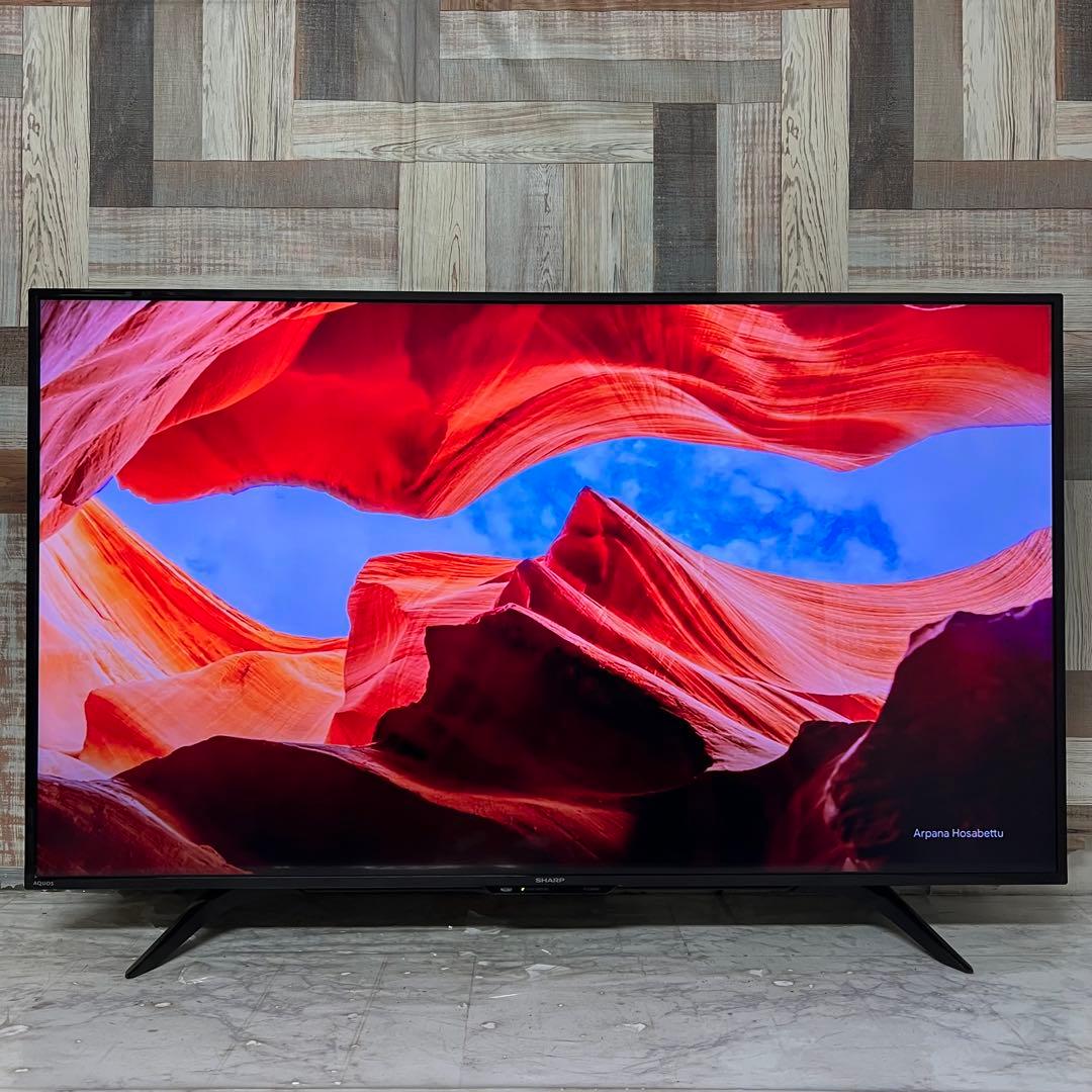 全国送料込❣️シャープ50V型4K液晶 テレビ AQUOS 2番組同時録画可