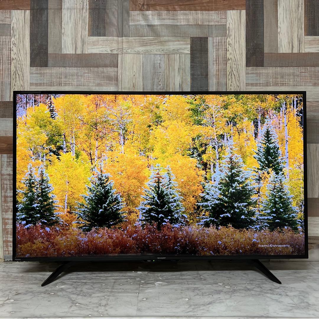 全国送料込❣️シャープ50V型4K液晶 テレビ AQUOS 2番組同時録画可