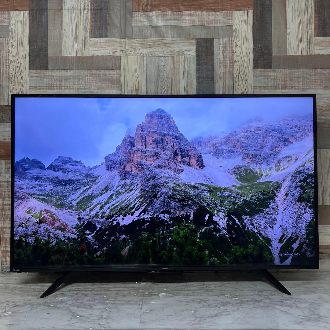 全国送料込❣️シャープ50V型4K液晶 テレビ AQUOS 2番組同時録画可