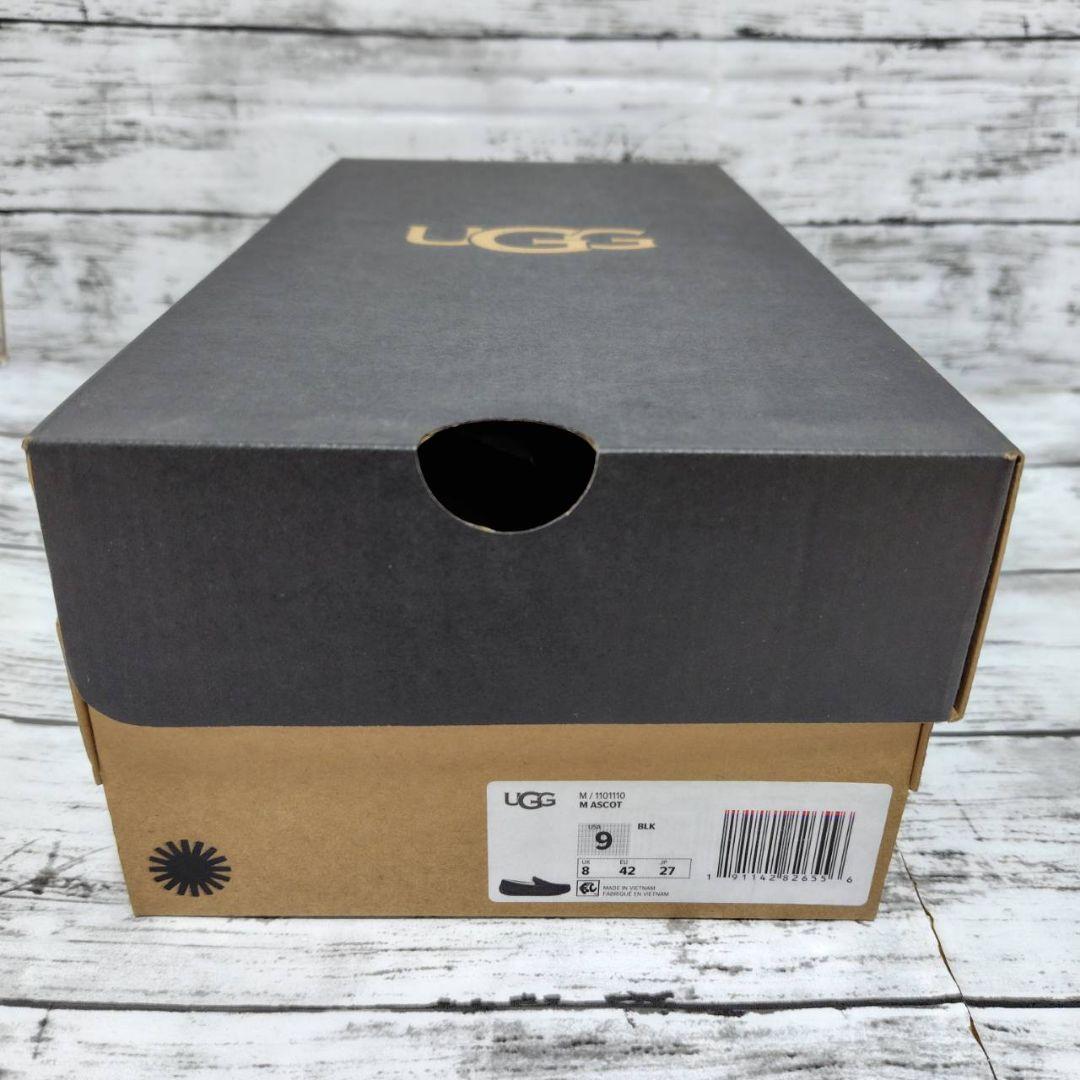 UGG ASCOT ブラック 27cm　アスコット
