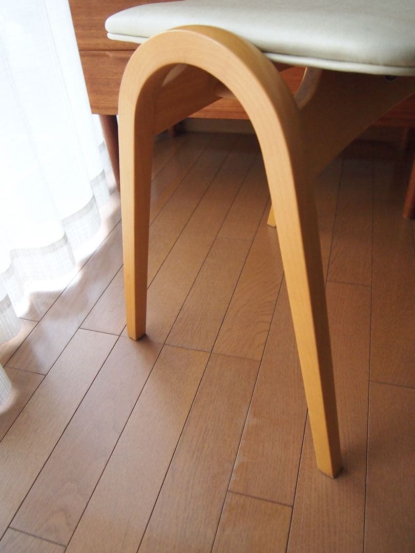 椿さん専用 ミナペルホネン 秋田木工 ハンドメイド 剣持スツールD タンバリン