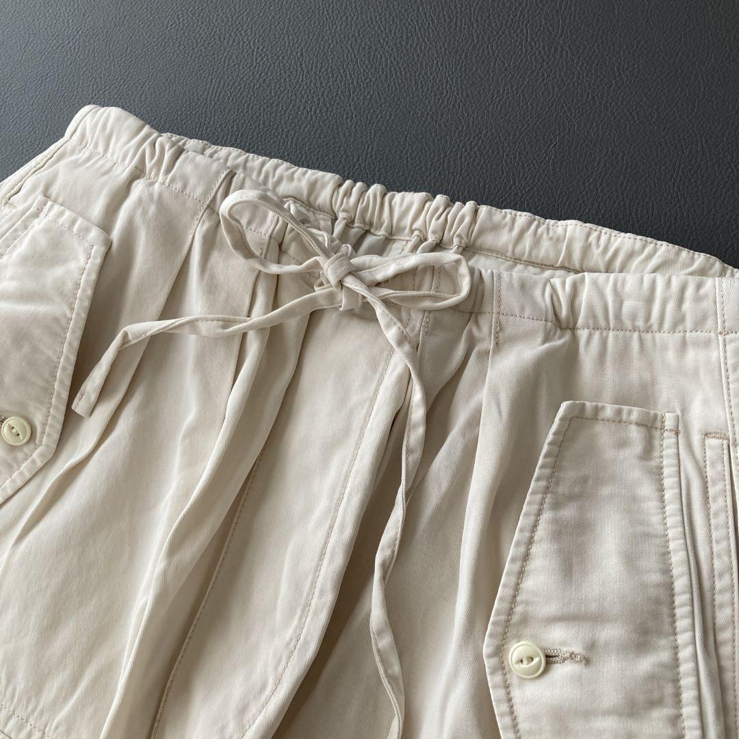 ティッカ　TICCA　パラシュートパンツ　カーゴパンツ　ジョガー　アイボリー