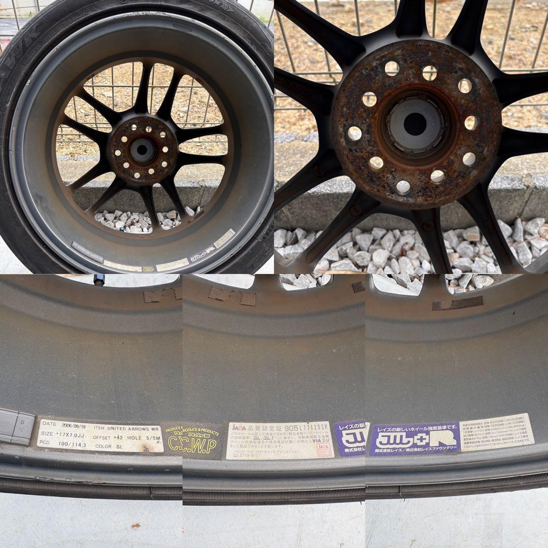 2月末で掲載終了予定 レイズ ユナイテッド アローズWR 17 PCDマルチ