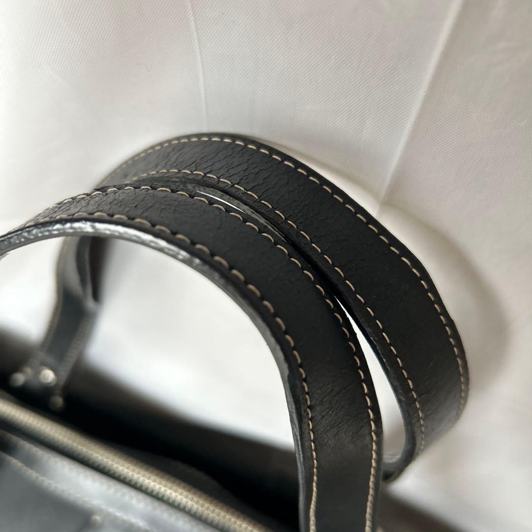 アニエスベー ボストンバッグ 旅行用 トートバッグ　鍵付き 黒　2way 美品