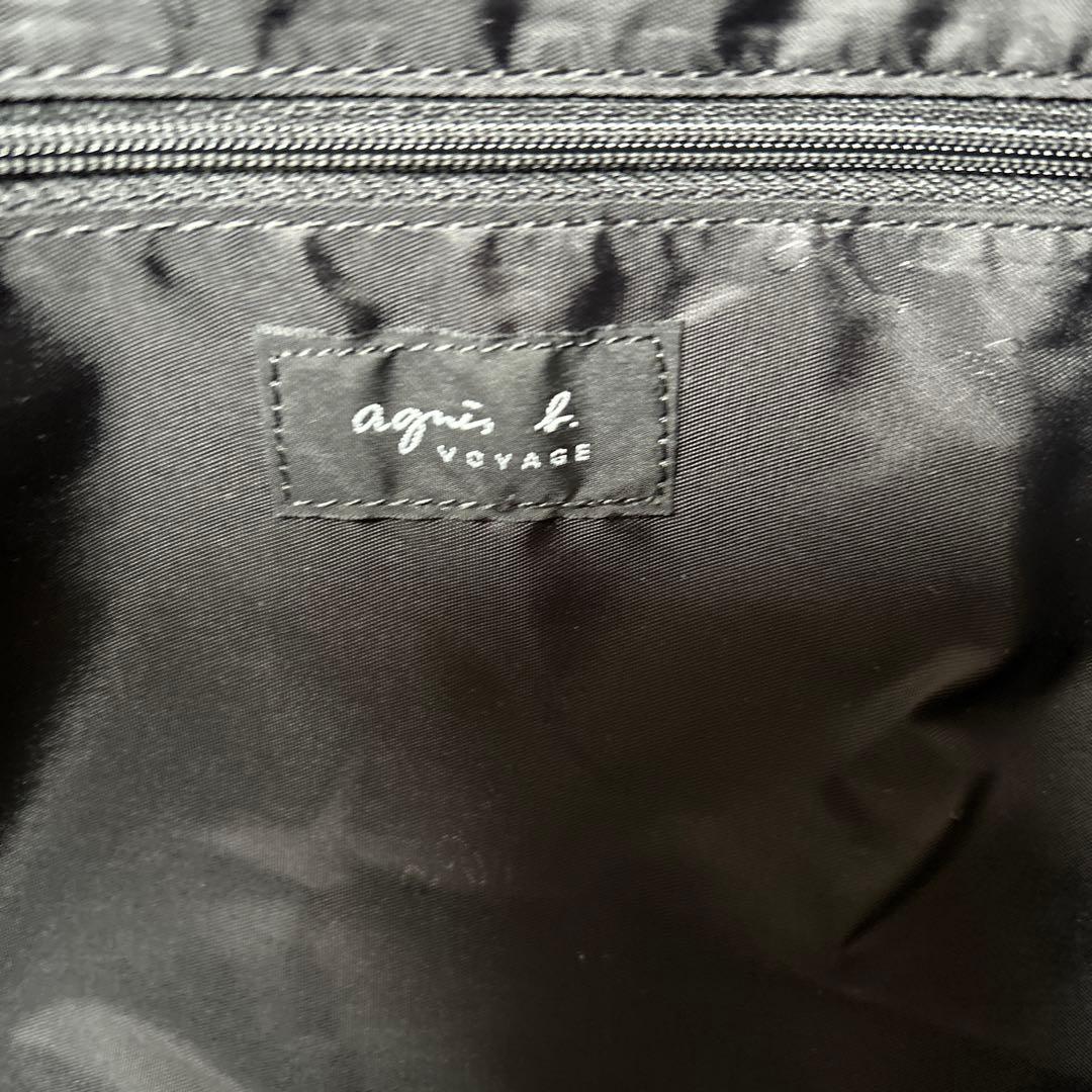 アニエスベー ボストンバッグ 旅行用 トートバッグ　鍵付き 黒　2way 美品