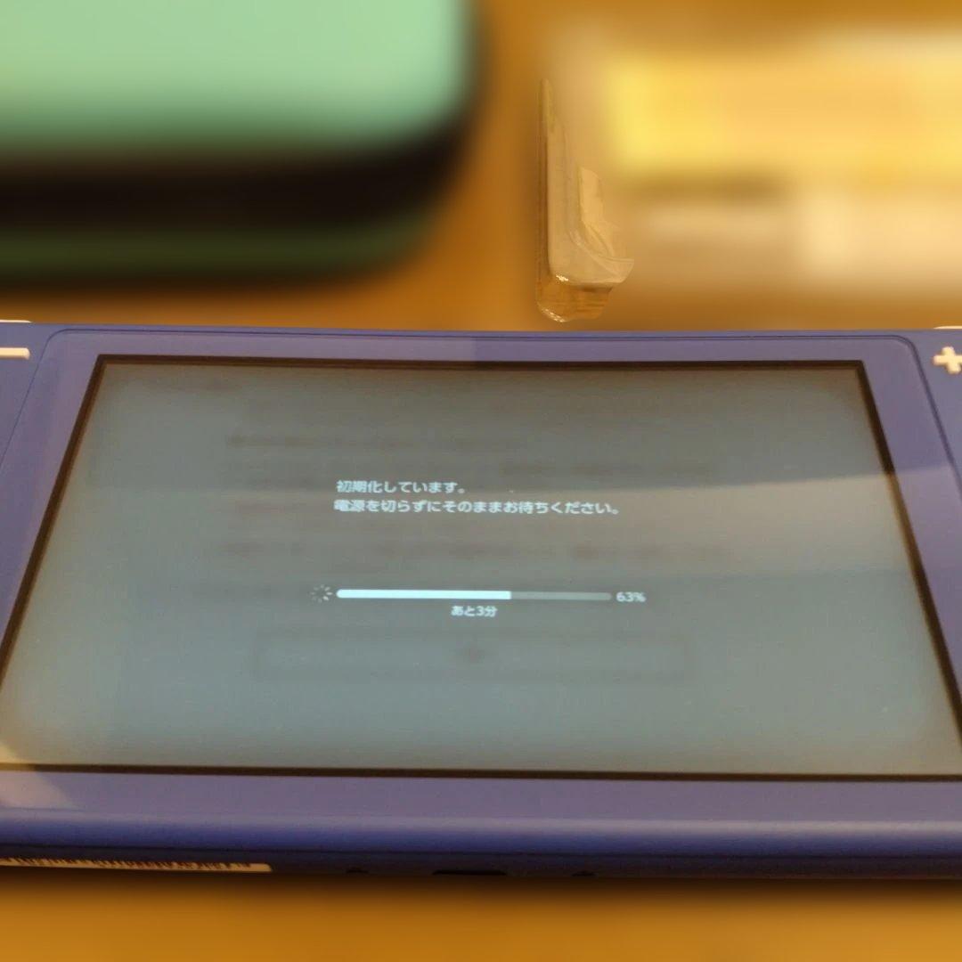 や*ん様 ニンテンドーSwitchライト（本体のみ）ハードケースと保護フィルム付