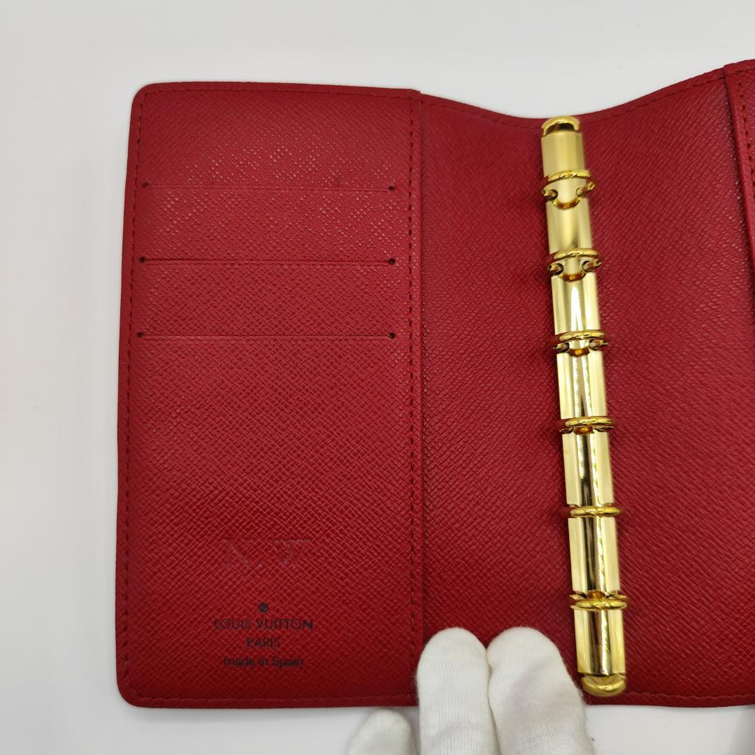 鑑定極美品 ルイヴィトン モノグラム チェリー アジェンダPM 手帳カバー村上隆