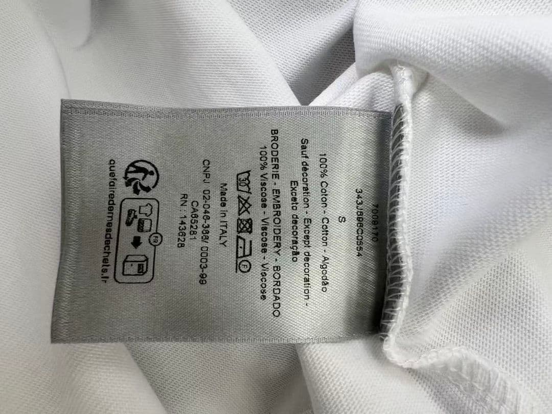 Christian Dior ホワイト Tシャツ 新品同様