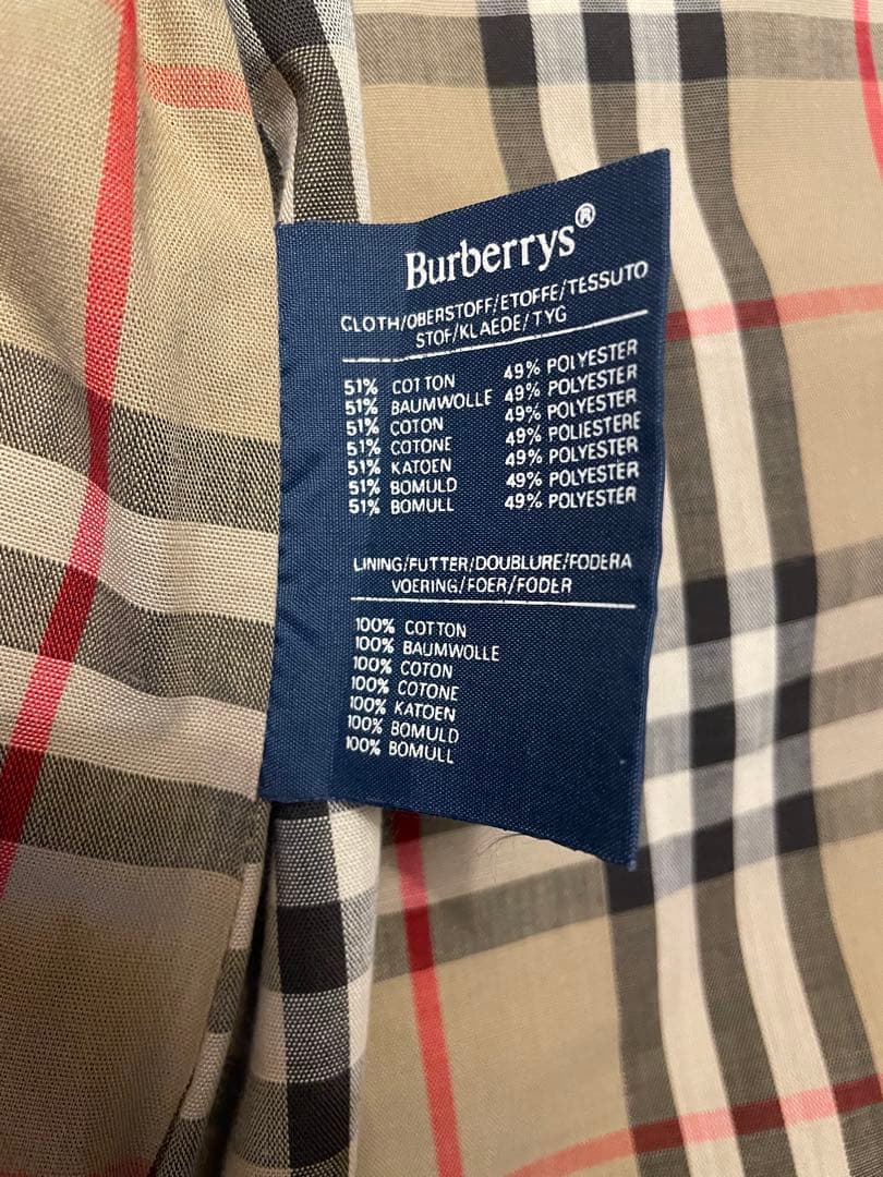 【美品】Burberry ベージュ トレンチコートS