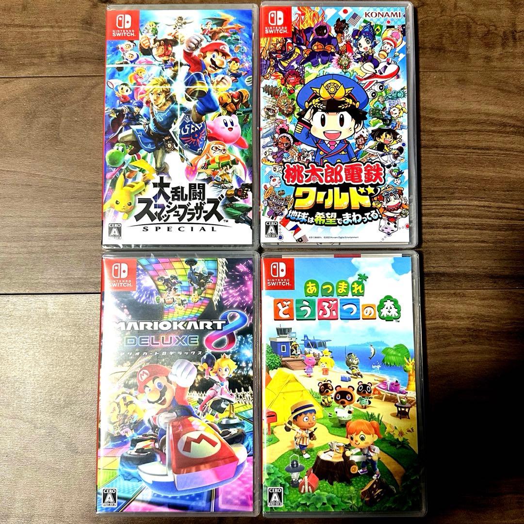 Nintendo Switch ソフト4本　新品未開封