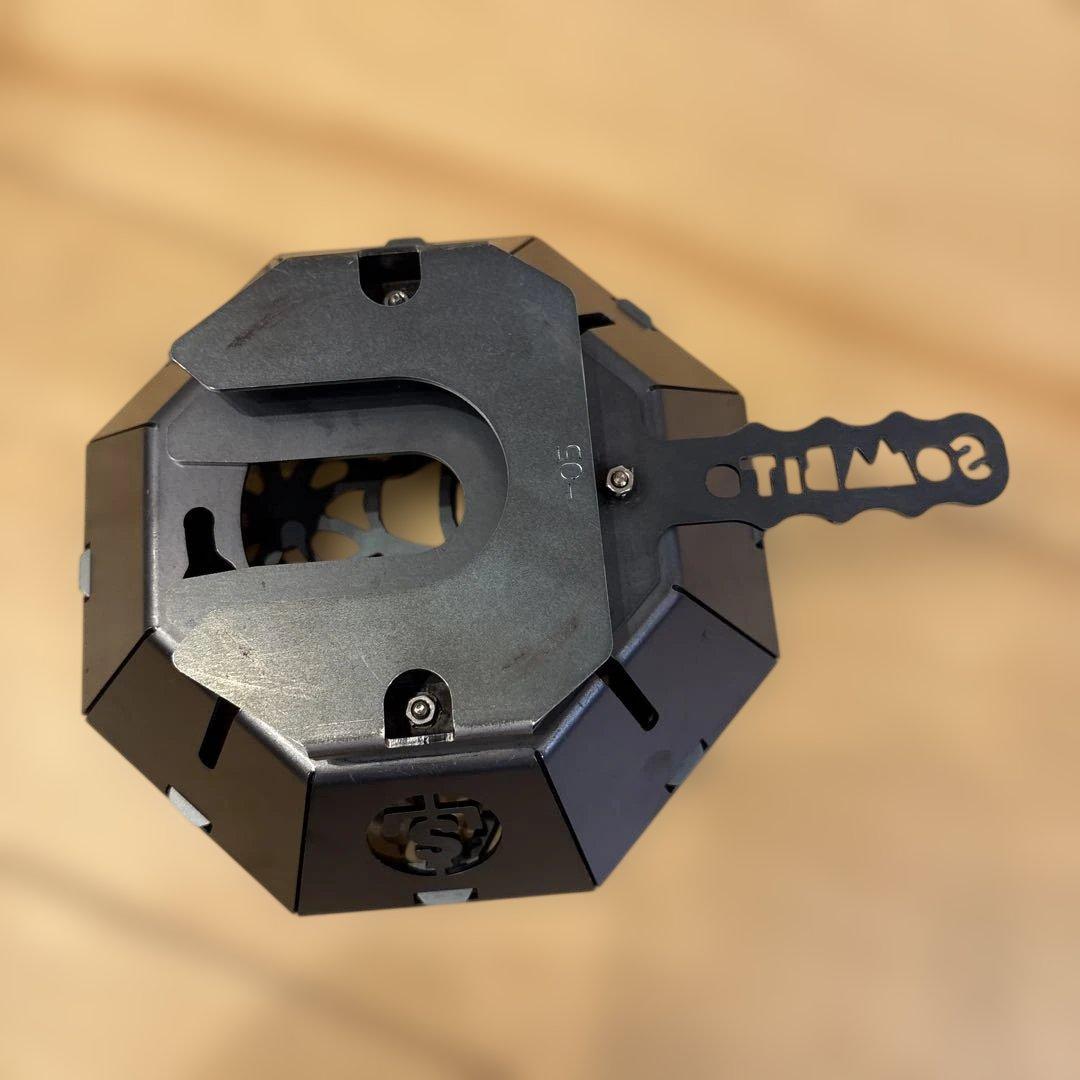 ソト　st340 ソマノゴトク　バーナ、五徳、ケースセット　ブラック