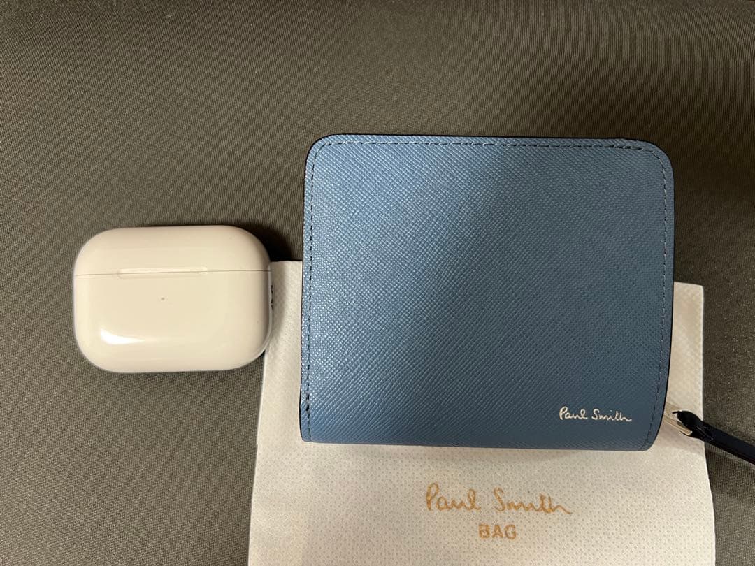 Paul Smith ブライトストライププラー2つ折り財布