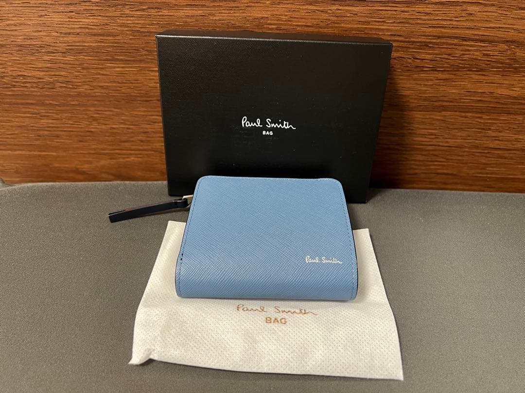 Paul Smith ブライトストライププラー2つ折り財布