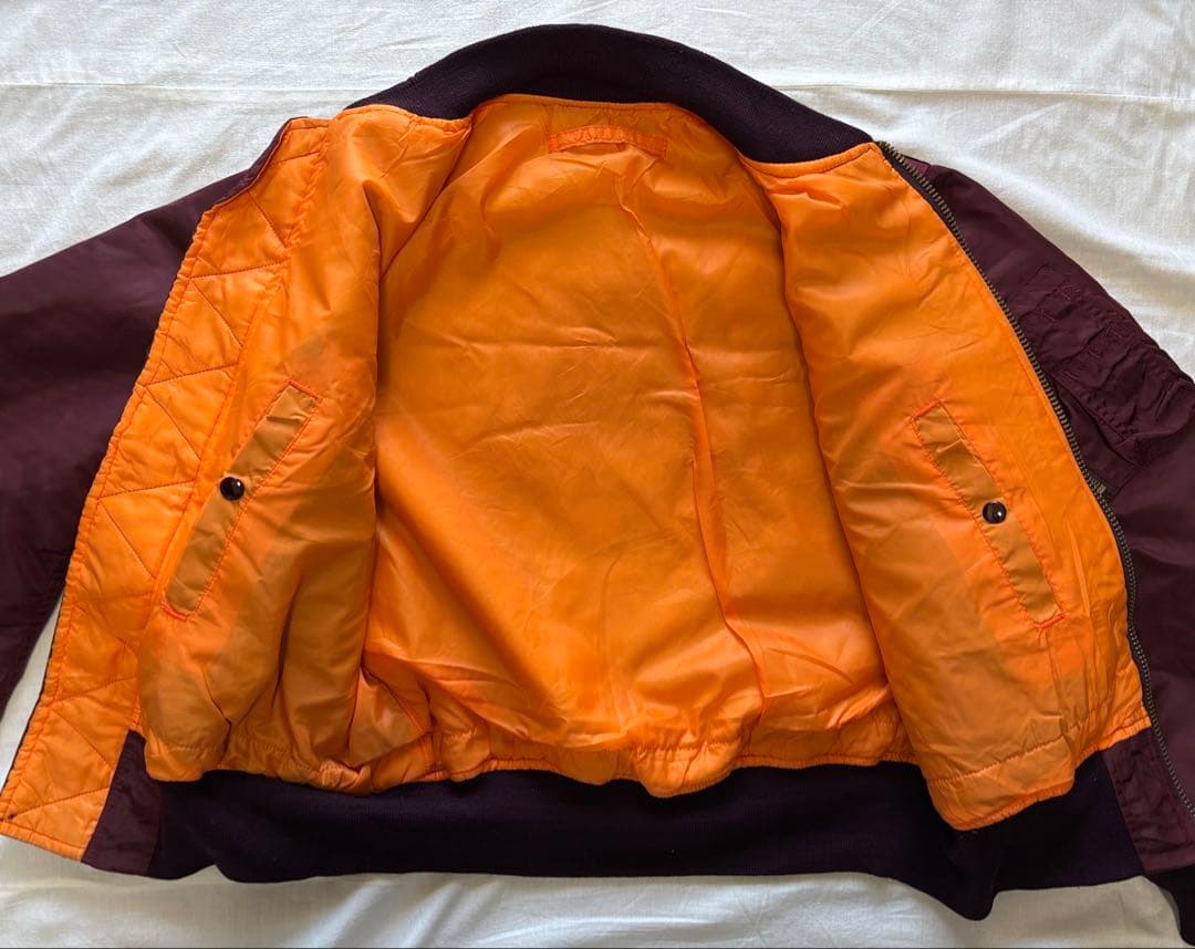 USA製 GREENBRIER グリーンブライヤー MA-1 ボルドー Mサイズ