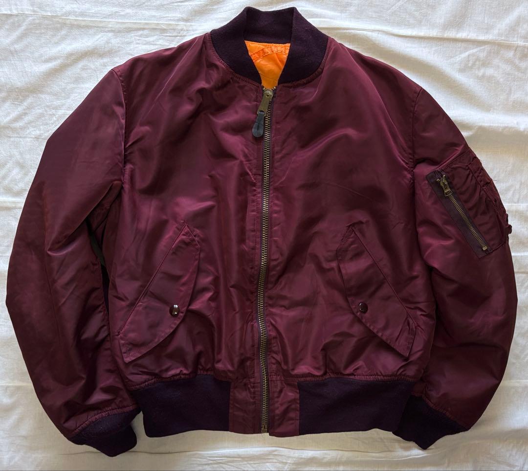 USA製 GREENBRIER グリーンブライヤー MA-1 ボルドー Mサイズ