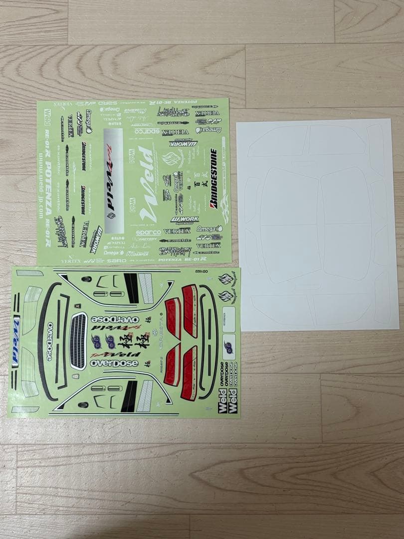 オーバードーズJZX100クレスタ、別売エアロ、デカール、ボディキャッチ付