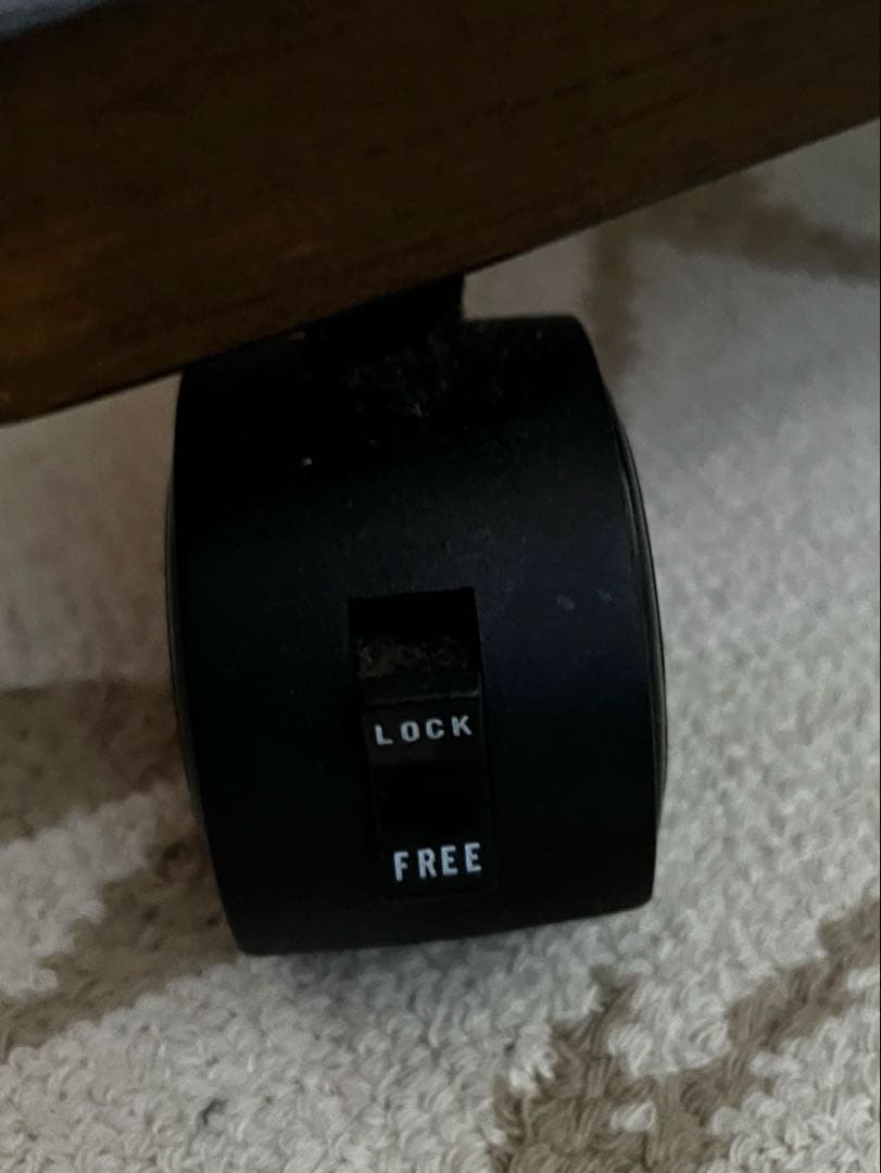 FUJI FURNITURE ダイニングチェア キャスター付き