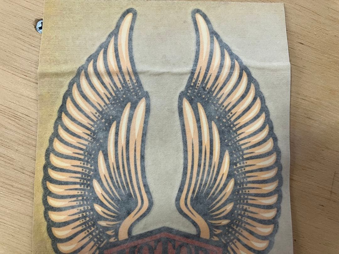 NOS 70年代 Winged Bar & Shieldデカール ビンテージ