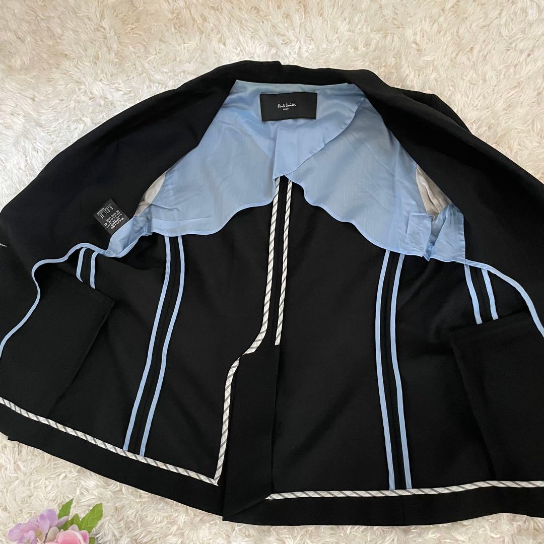 美品　ポールスミス　濃紺　スカートスーツ（シングルボタン）　XL