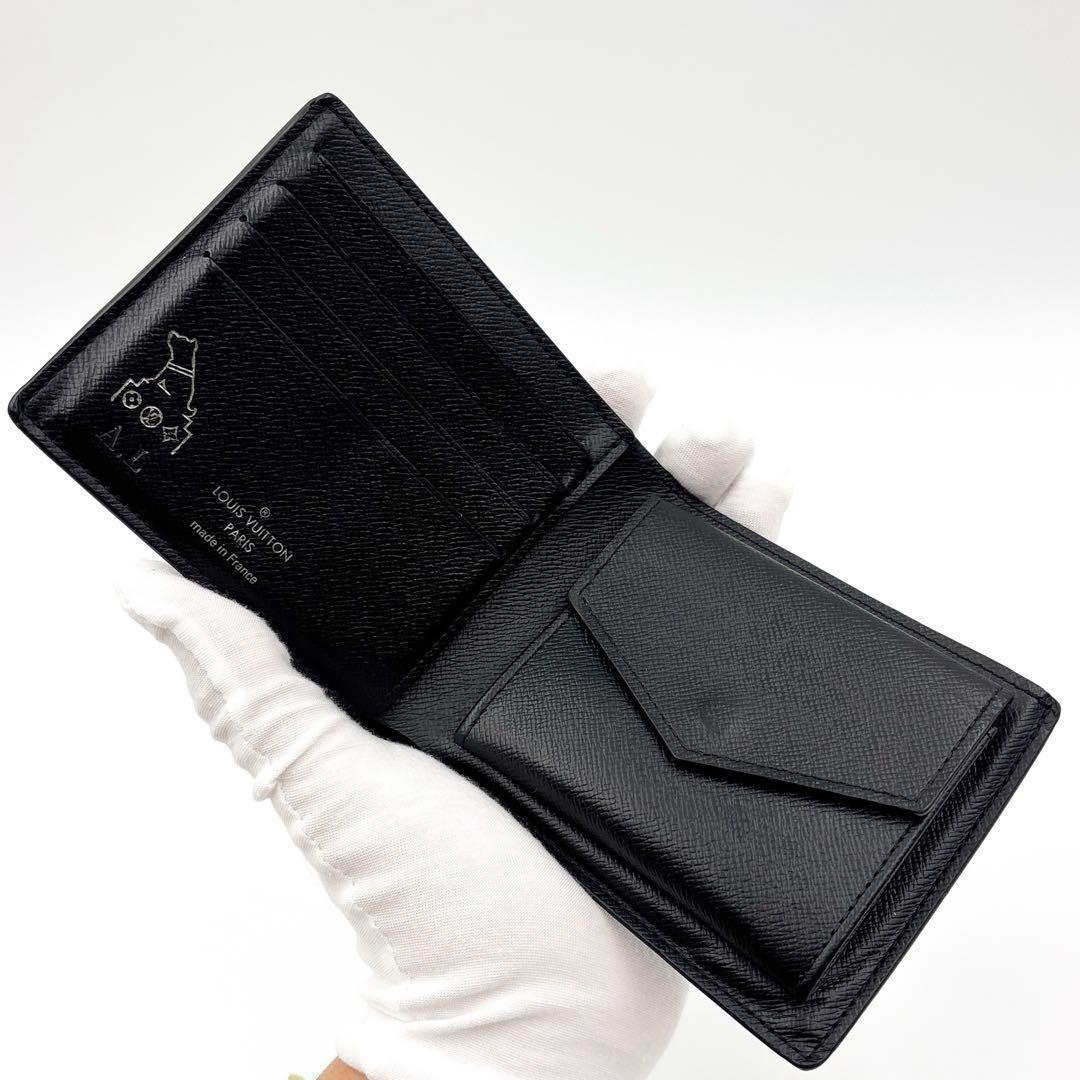 現行品★IC搭載モデル★ルイヴィトン エクリプス マルコ NM メンズ 二つ折り