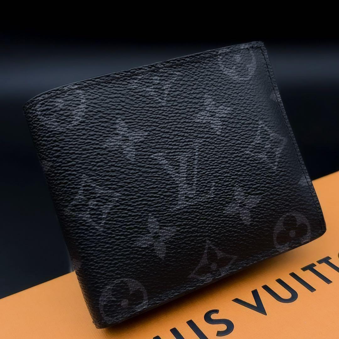 現行品★IC搭載モデル★ルイヴィトン エクリプス マルコ NM メンズ 二つ折り
