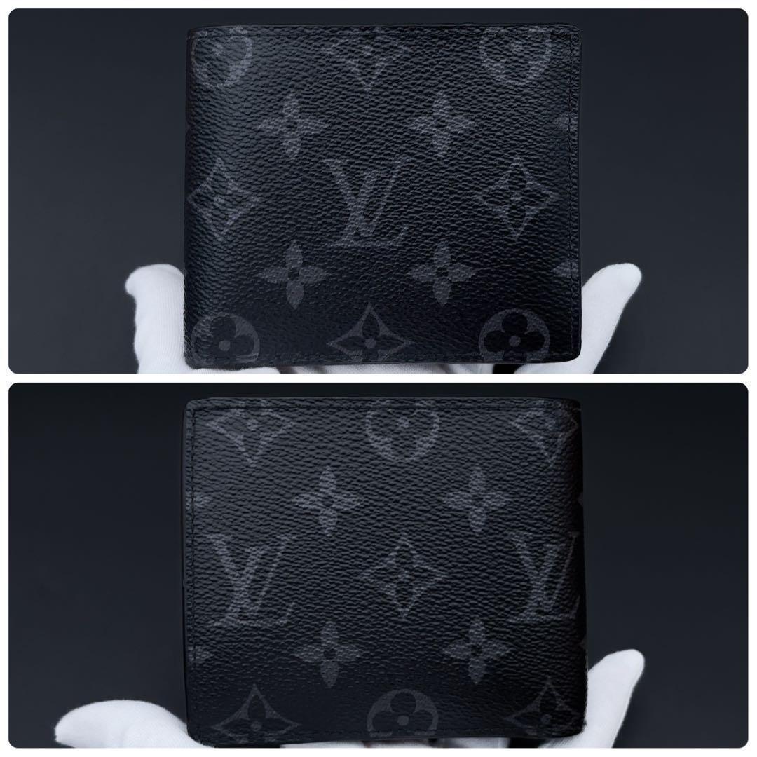 現行品★IC搭載モデル★ルイヴィトン エクリプス マルコ NM メンズ 二つ折り