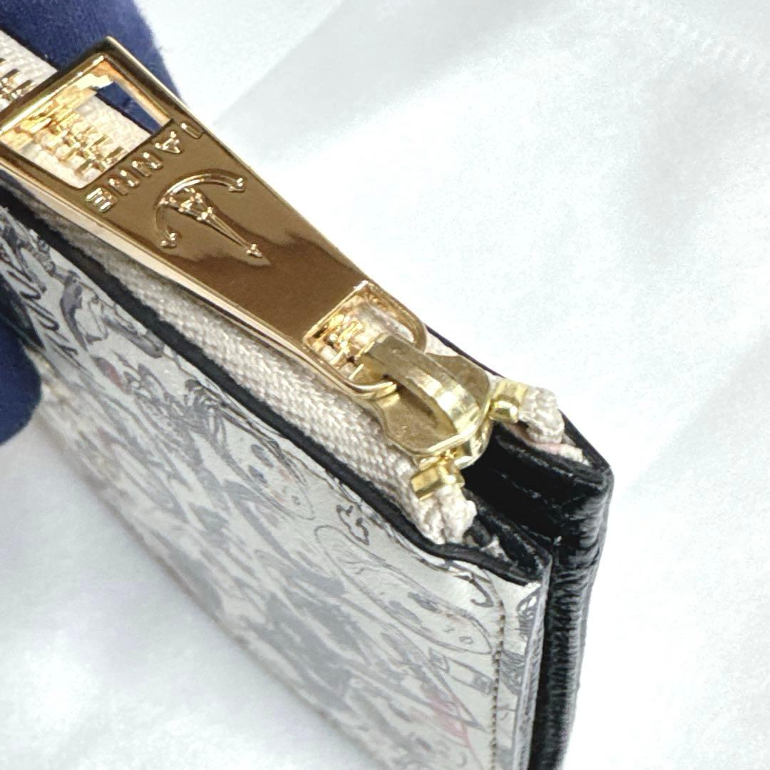 【極美品】IANNE イアンヌ　パル　face ファスナー　折り財布