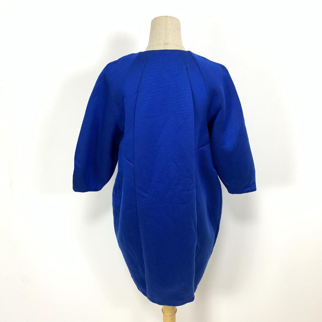 LA7702 ENFÖLD エンフォルド コットン デザインコート ブルー 38