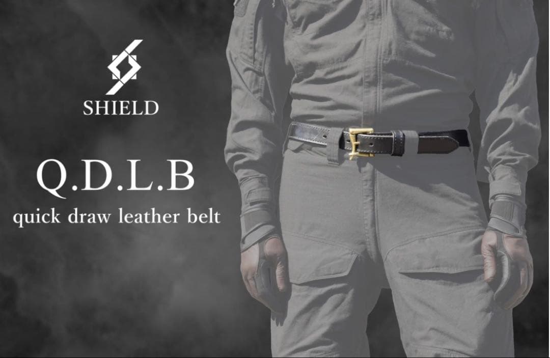 時計 SHIELD QDLB Quick draw leather belt